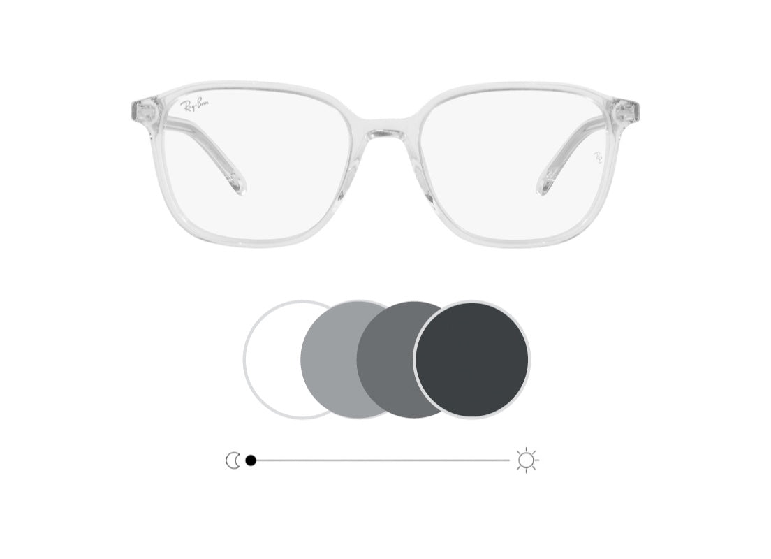 Ray-Ban Transitions® Leonard Fotosensible a Gris