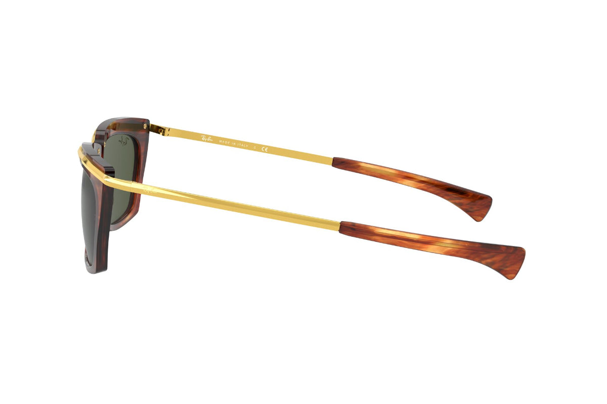 Lentes de Sol Olympian Ii Striped Havana Ray-Ban