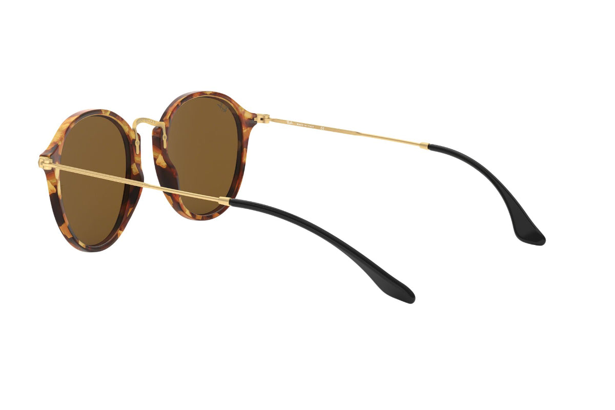 Lentes de Sol Round Fleck Havana Ray-Ban