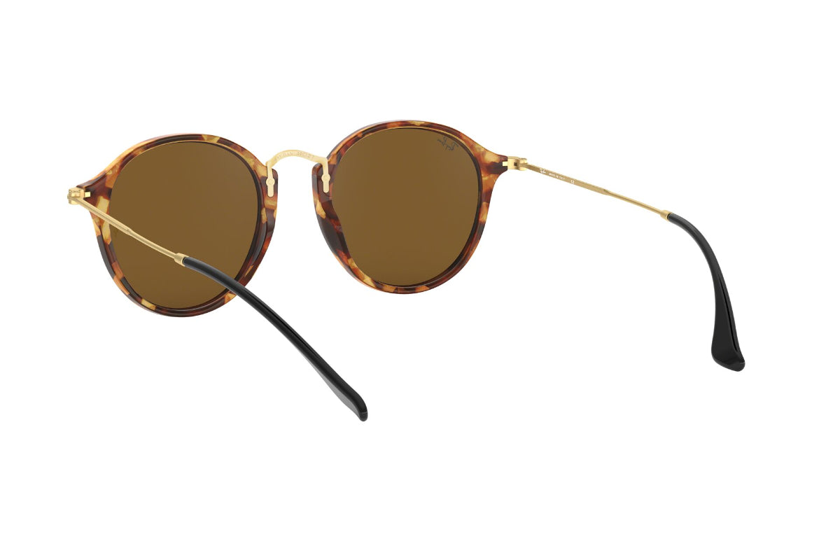 Lentes de Sol Round Fleck Havana Ray-Ban