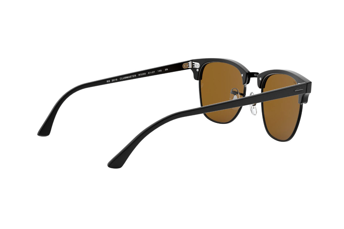 Lentes de Sol Clubmaster Black Brown Ray-Ban
