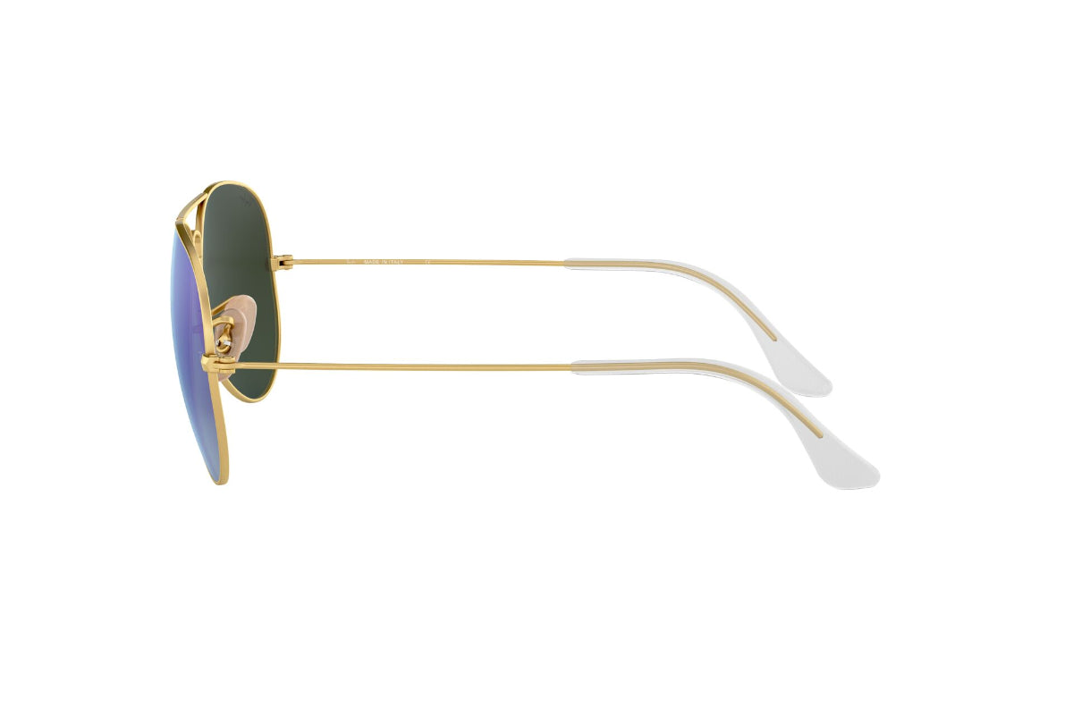 Lentes De Sol Aviator Blue Flash Ray-Ban