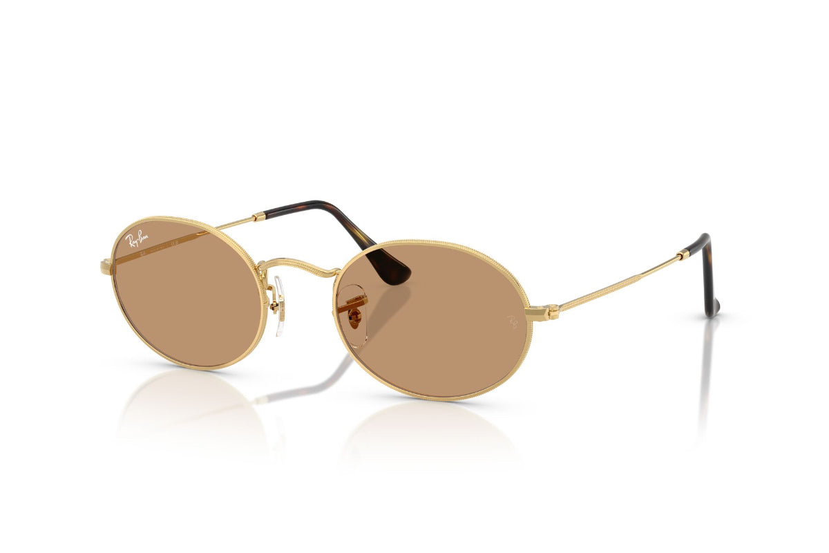 Lentes de Sol Oval Dorado Ray-Ban -NOVEDAD