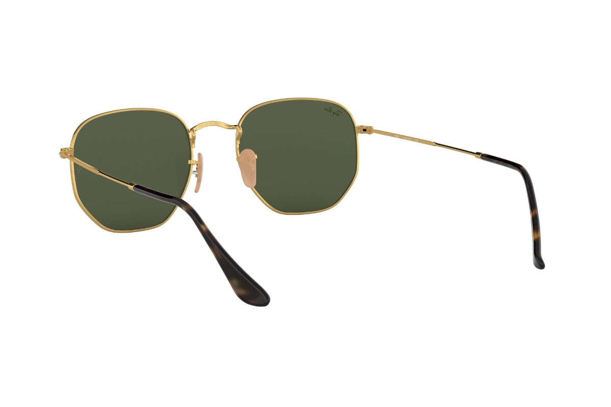 Lentes de Sol Hexagonal Gold Green Ray-Ban