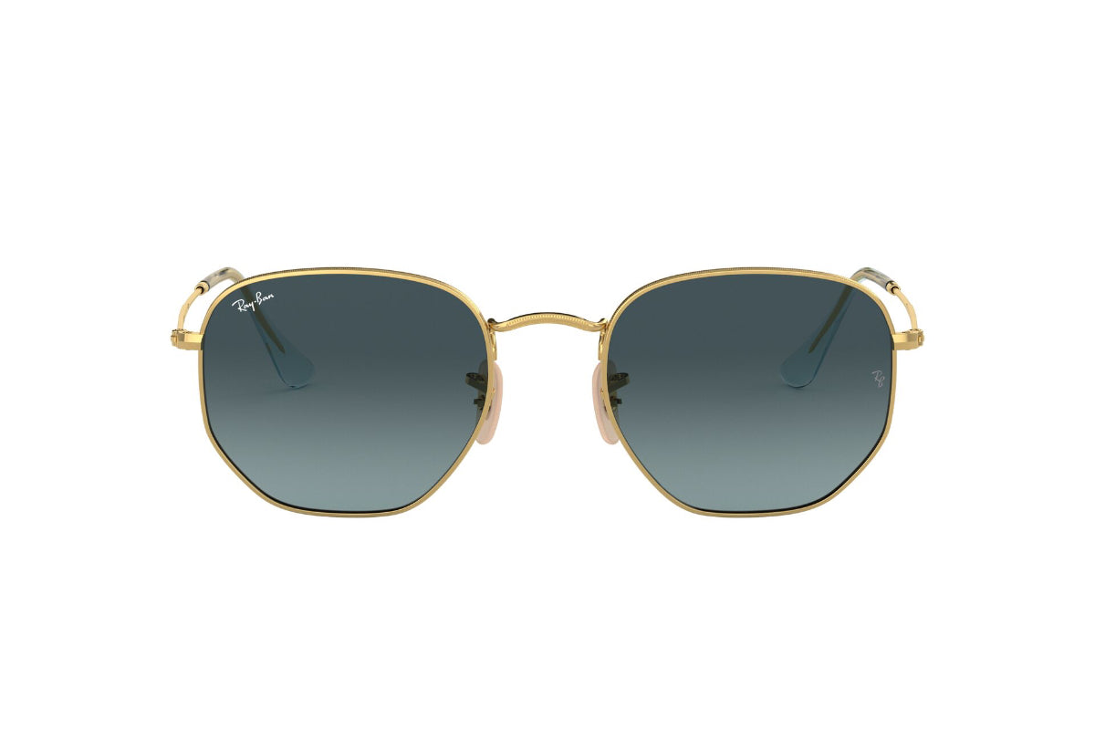 Lentes De Sol Hexagonal Dorado Ray-Ban