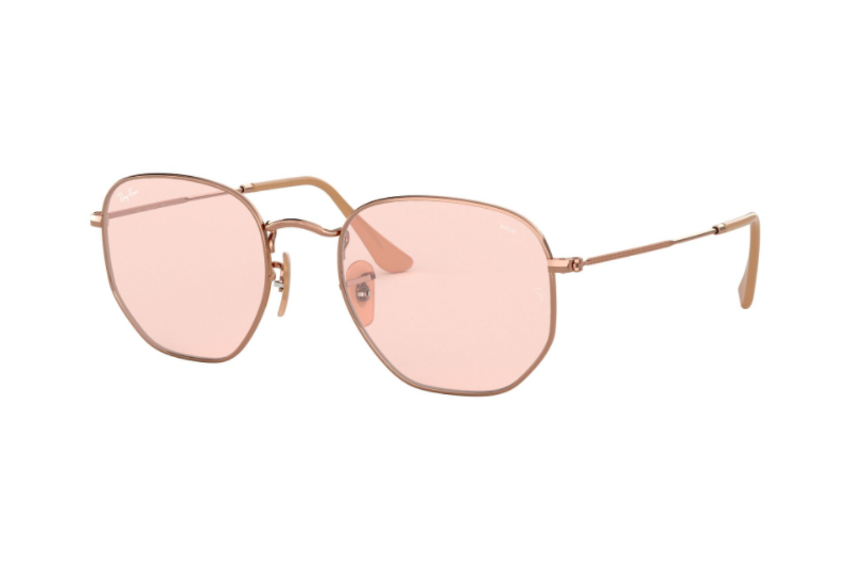 Lentes De Sol Hexagonal Copper Fotocromático Ray-Ban