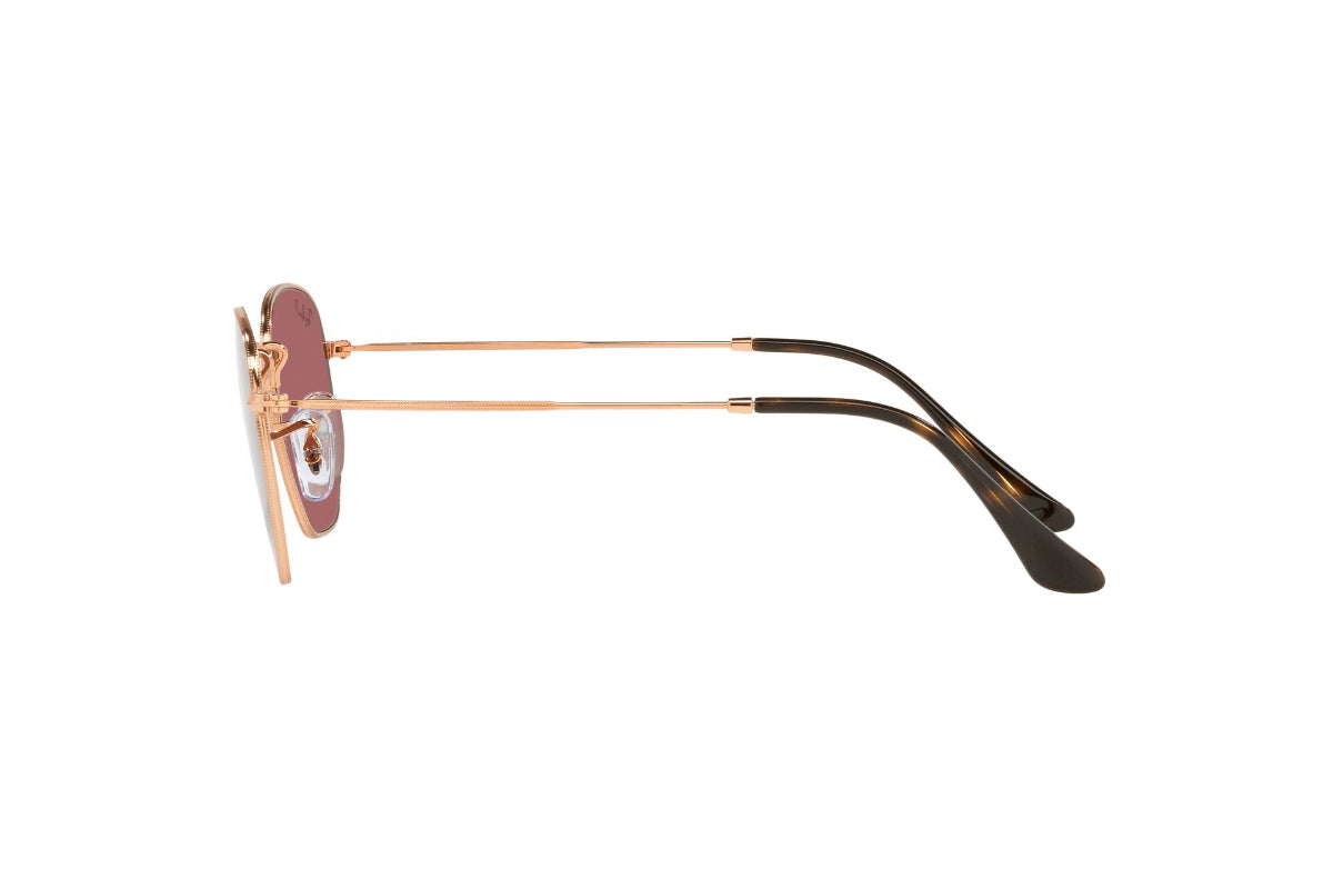 Lentes de Sol Hexagonal Rose Gold Polarizados Ray-Ban