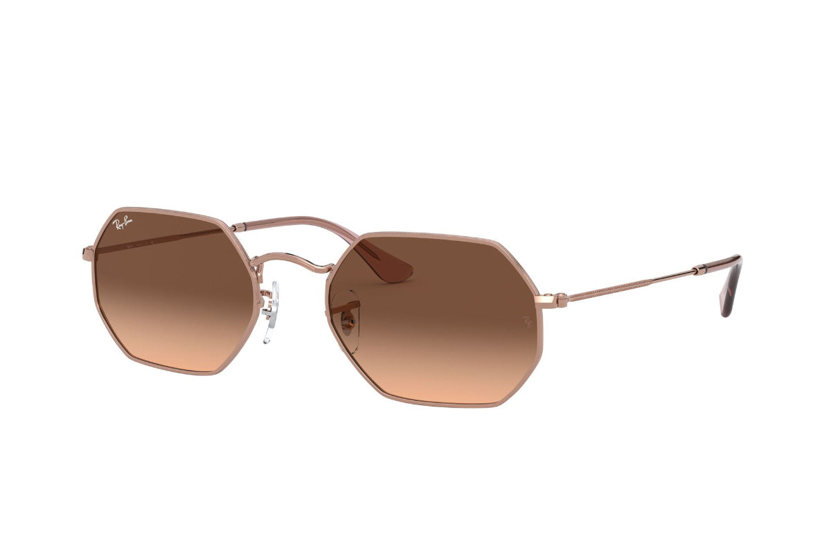 Lentes De Sol Octagonal BronceCobre Ray-Ban