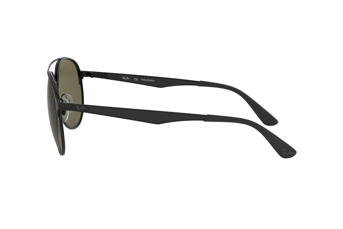 Lentes de sol Ray-Ban RB3606 Black Green Polarizados