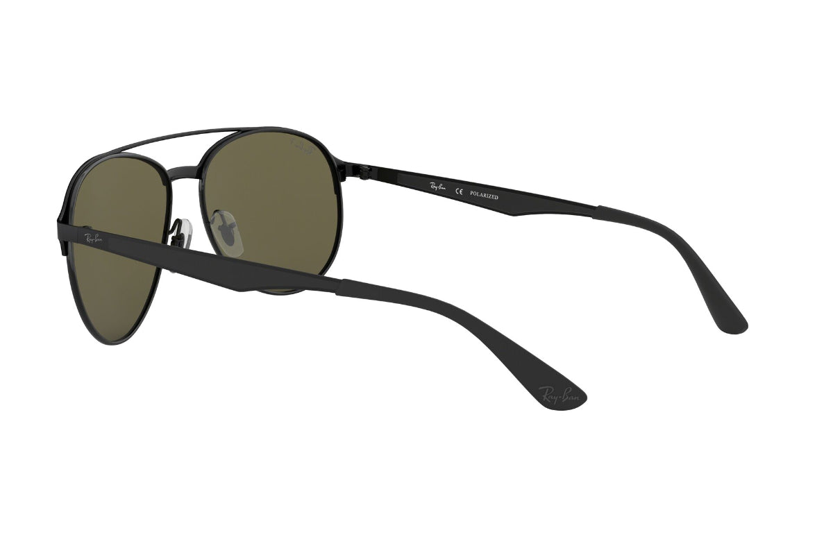 Lentes de sol Ray-Ban RB3606 Black Green Polarizados