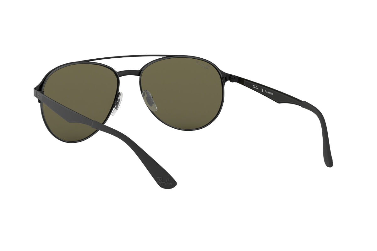 Lentes de sol Ray-Ban RB3606 Black Green Polarizados