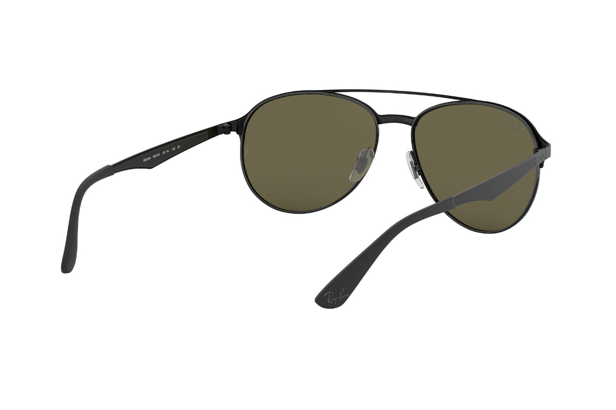 Lentes de sol Ray-Ban RB3606 Black Green Polarizados