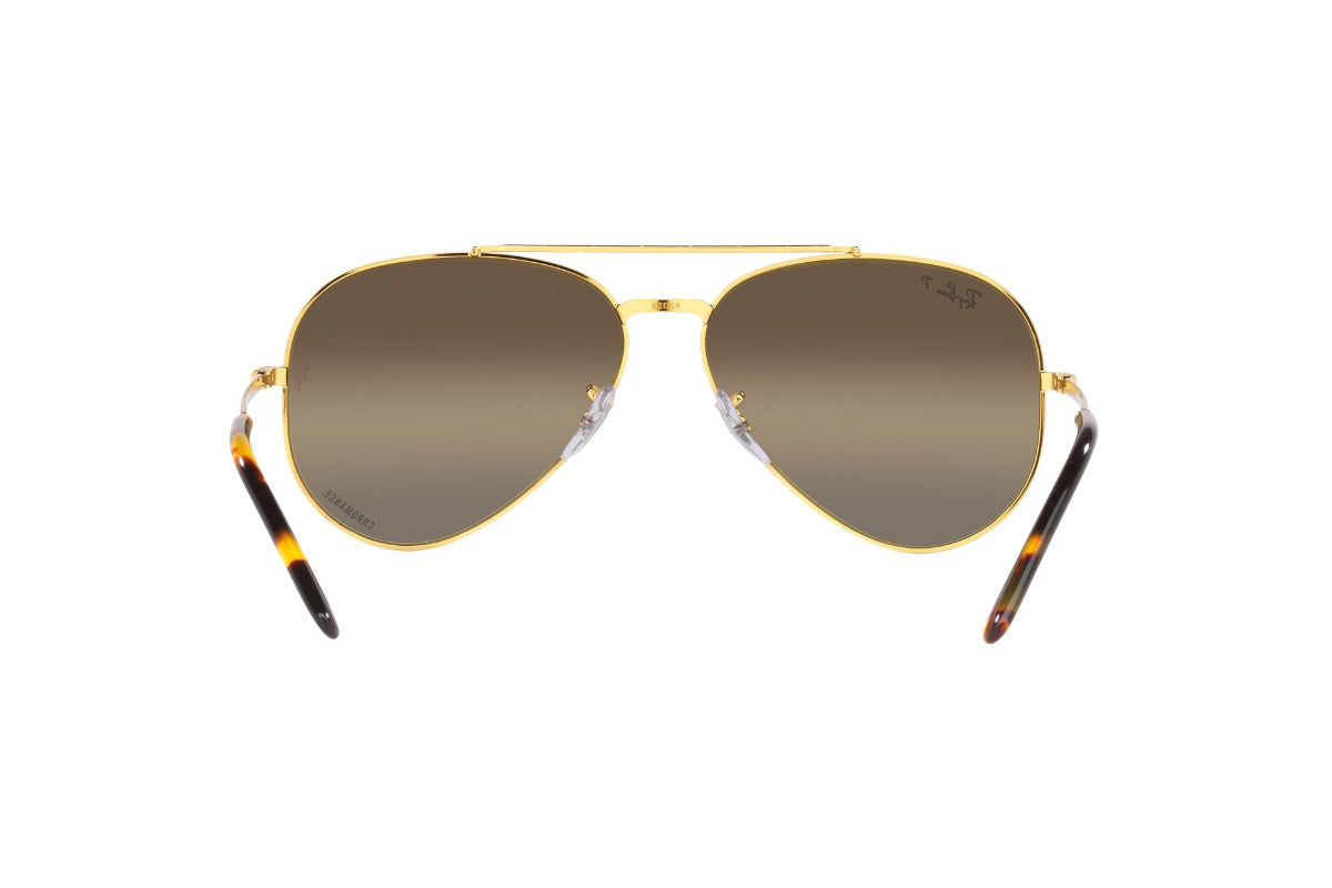 Lentes De Sol New Aviator Dorado Polarizados Ray-Ban