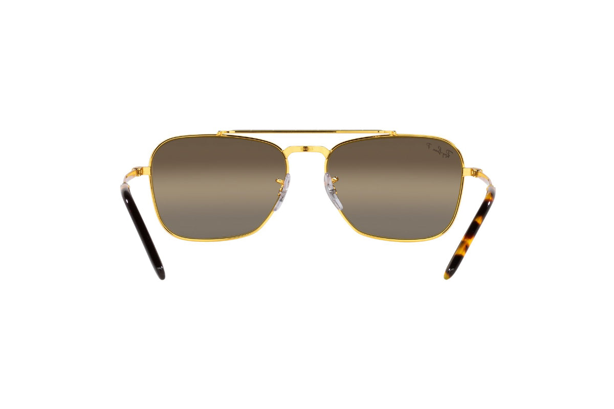 Lentes De Sol New Caravan Dorado Polarizados Ray-Ban