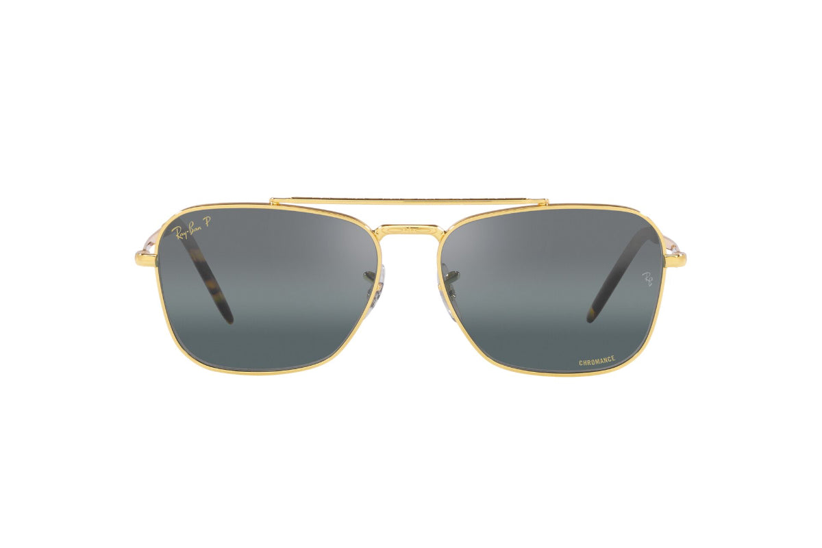 Lentes De Sol New Caravan Dorado Polarizados Ray-Ban