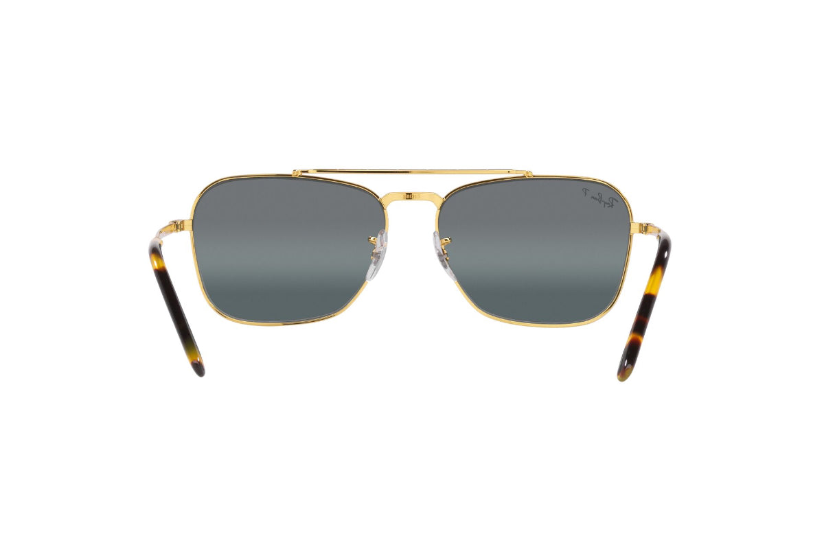 Lentes De Sol New Caravan Dorado Polarizados Ray-Ban