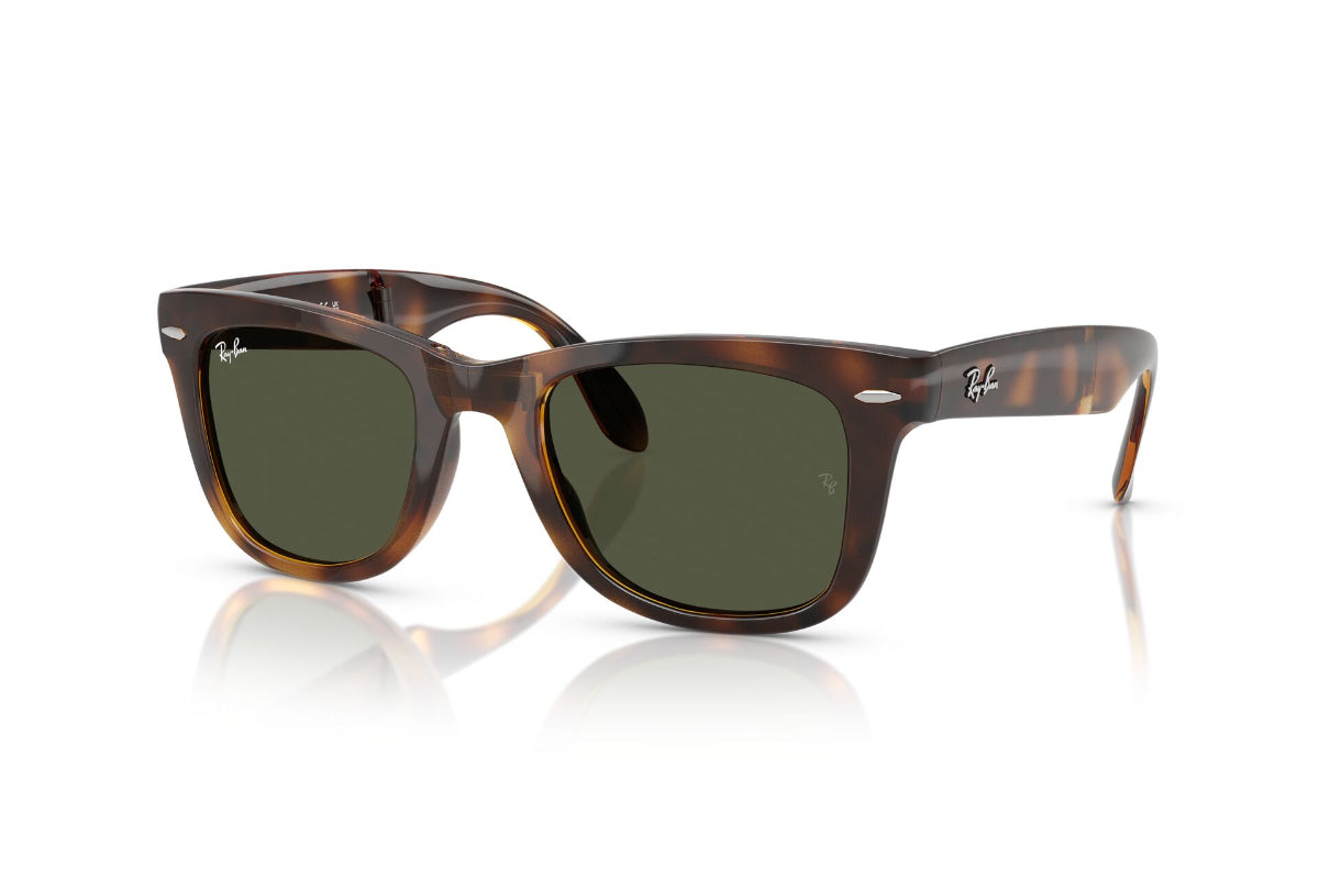 Lentes de Sol Folding Wayfarer Havana Ray-Ban -NOVEDAD