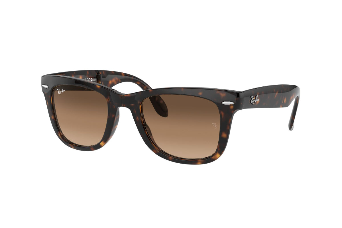 Lentes de Sol Wayfarer Folding Havana Ray-Ban