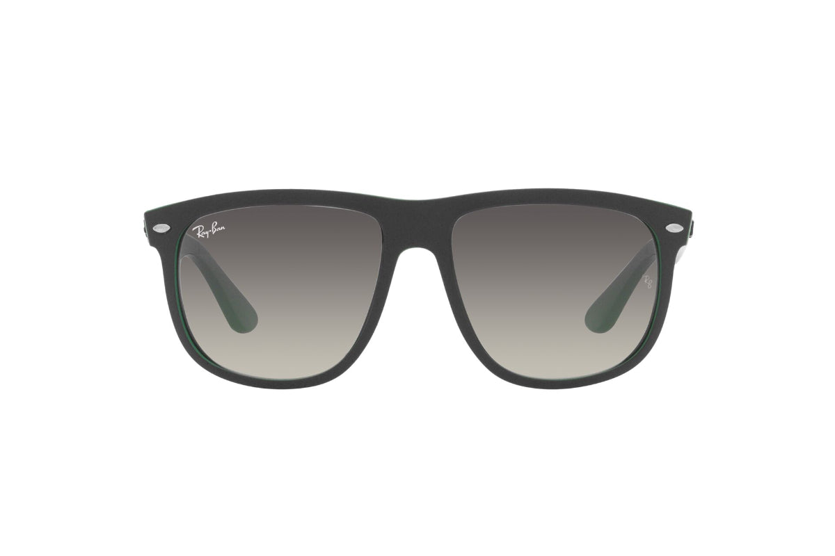 Lentes de Sol Boyfriend Matte Black On Green Ray-Ban