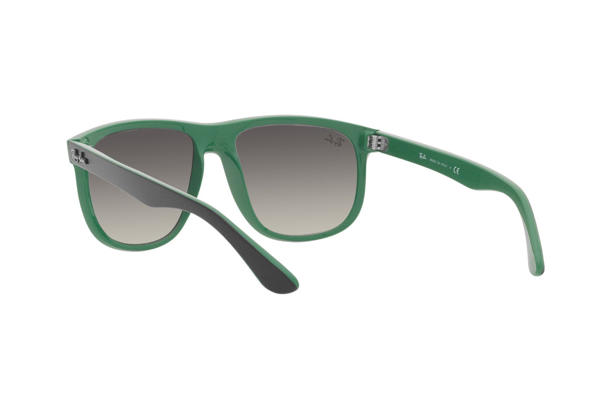 Lentes de Sol Boyfriend Matte Black On Green Ray-Ban