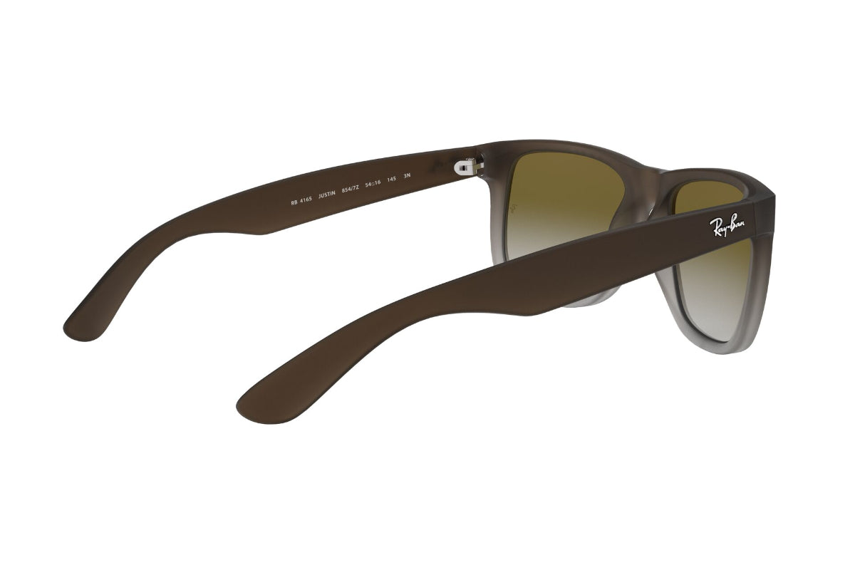 Lentes de Sol Justin Rubber Brown On Grey Ray-Ban