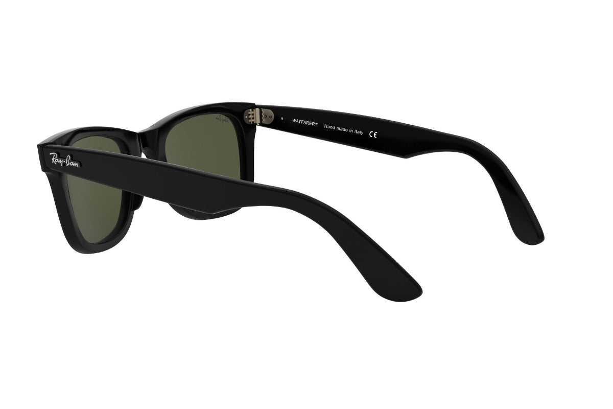 Lentes de Sol Wayfarer II Black Green Ray-Ban