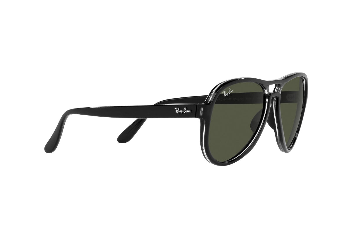 Lentes de Sol Vagabond Black Trasparent Black  Ray Ban