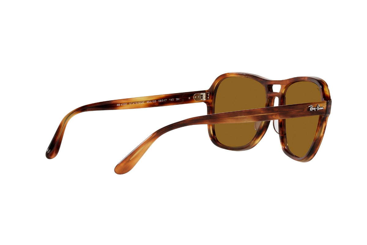 Lentes de Sol State Side Striped Havana  Ray Ban