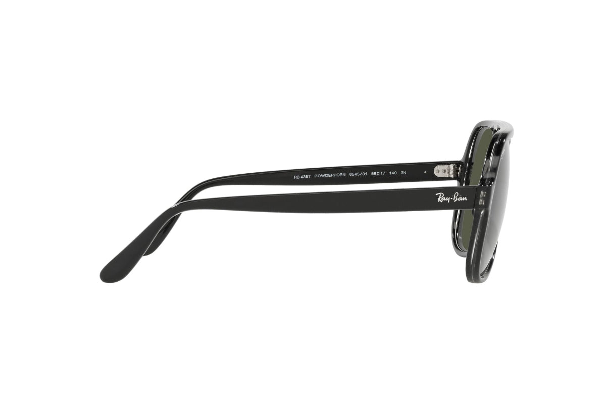 Lentes de Sol Powderhorn Black Black  Ray Ban