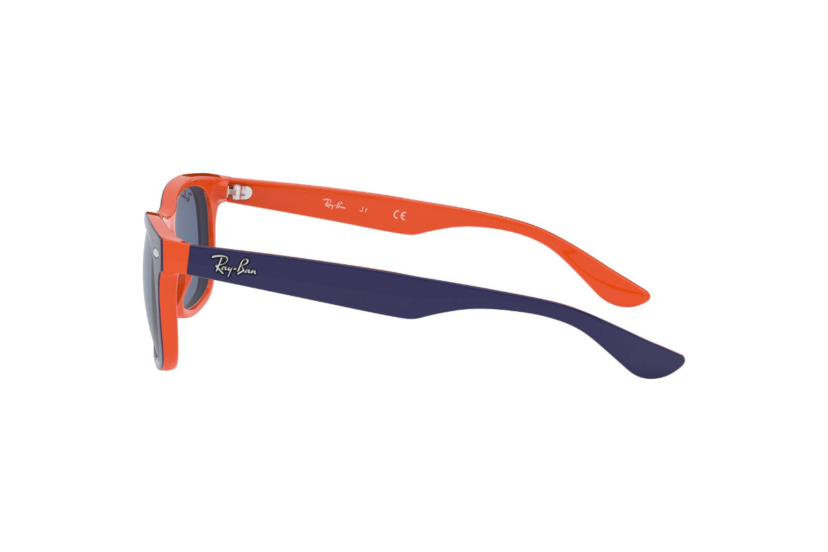 Lentes De Sol New Wayfarer Blue Orange Ray-Ban Junior