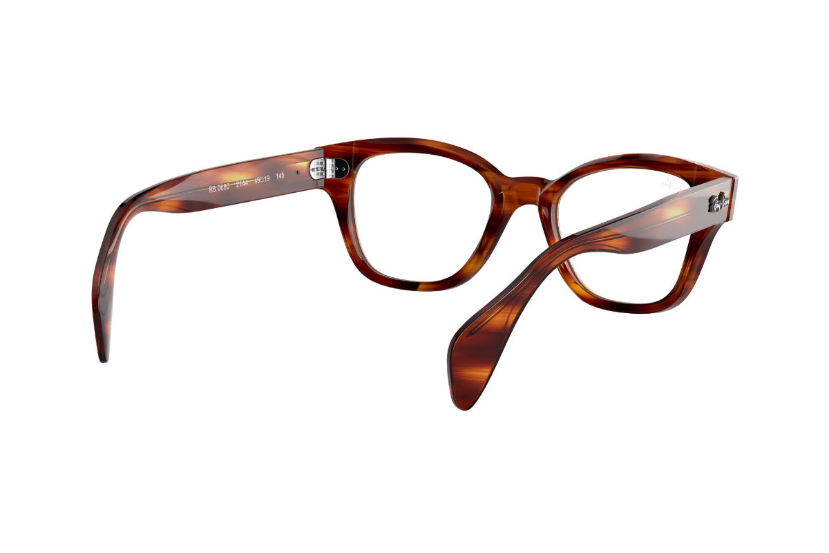 Lentes Ópticos Striped Havana Ray-Ban