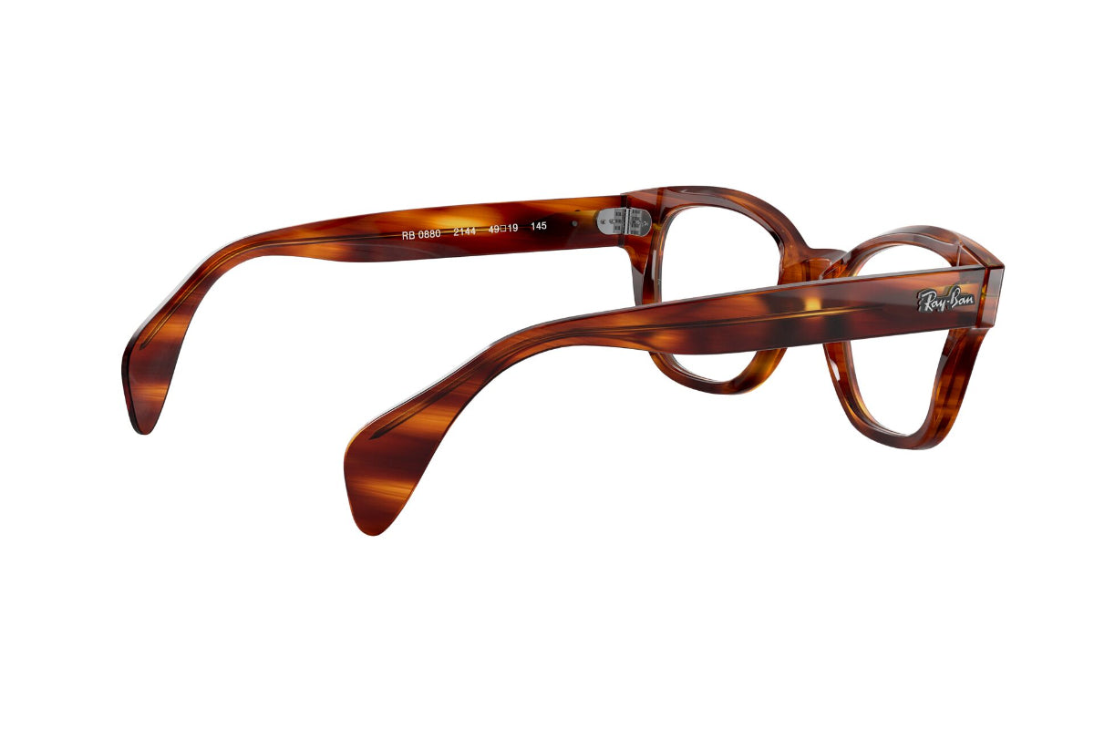 Lentes Ópticos Striped Havana Ray-Ban