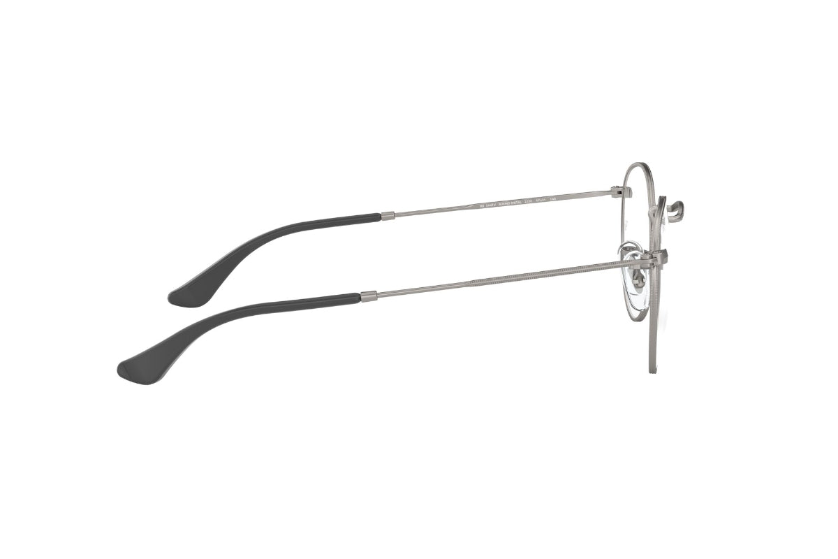 Lentes Ópticos Round Metal Matte Gunmetal Ray-Ban