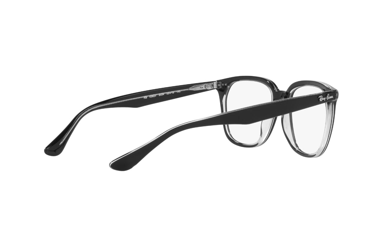 Lentes Ópticos Black On Transparent Ray-Ban Optical