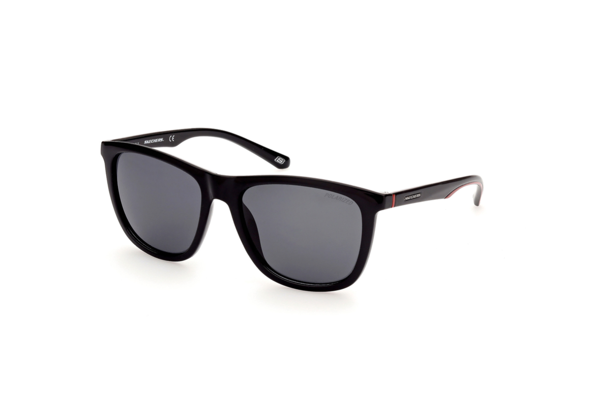 Lentes de Sol Negro Polarizados Skechers