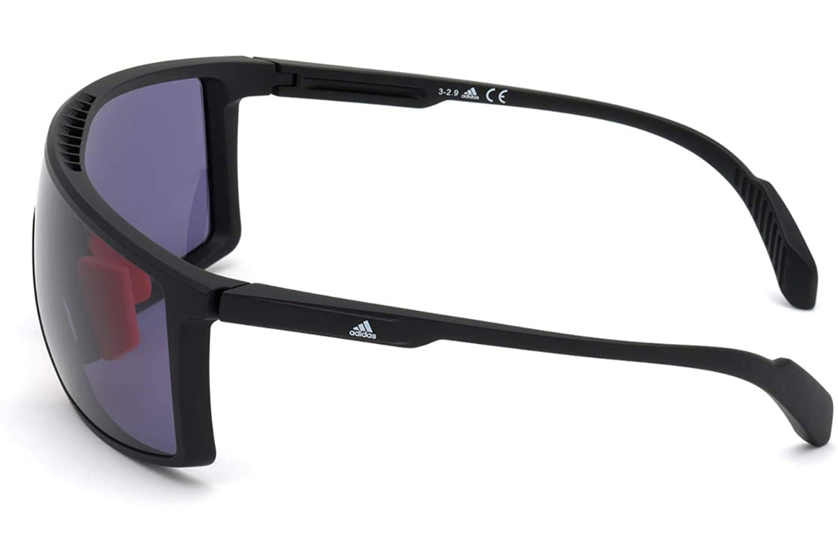 Lentes de Sol Negro Gris Opaco Adidas Sport