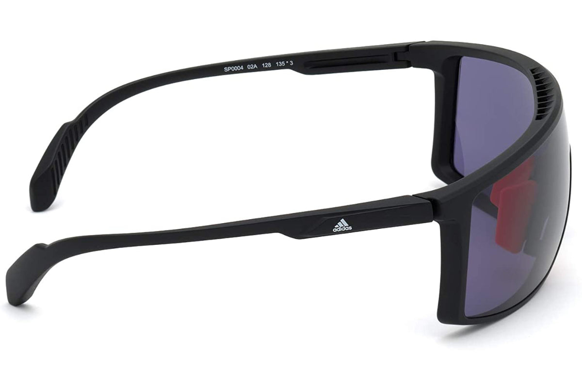 Lentes de Sol Negro Gris Opaco Adidas Sport