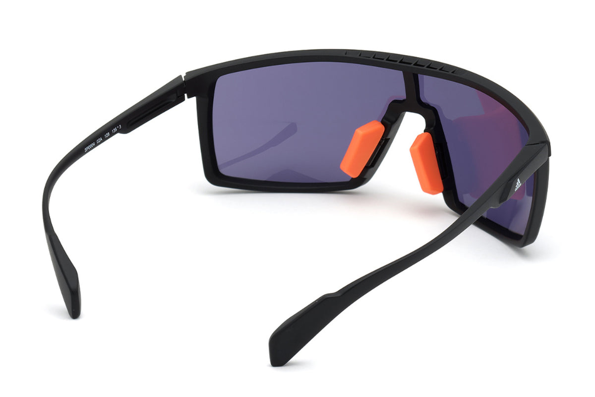 Lentes de Sol Negro Gris Opaco Adidas Sport