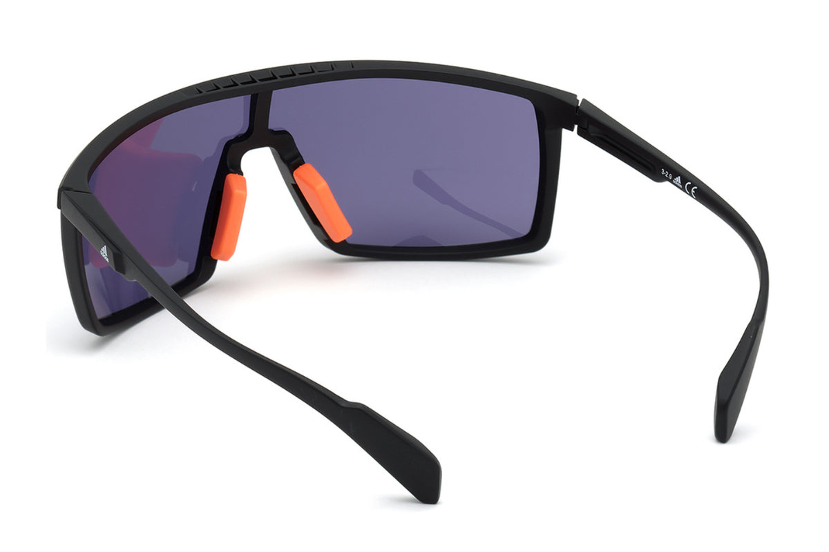 Lentes de Sol Negro Gris Opaco Adidas Sport