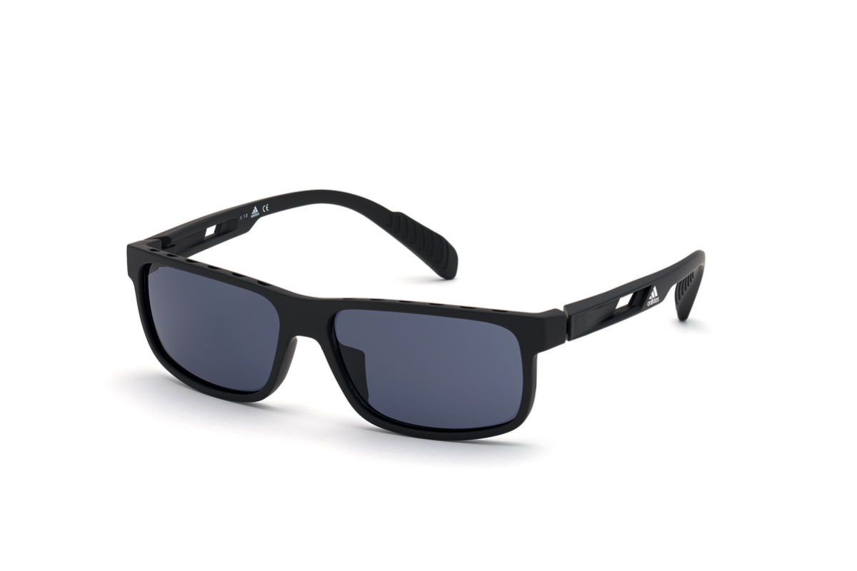 Lentes de Sol Negro Mate Adidas Sport