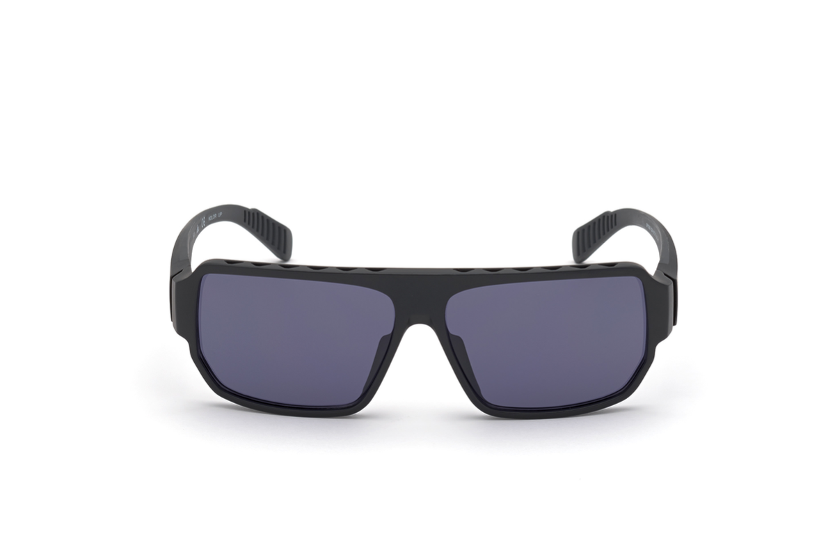 Lentes de Sol Negro Gris Mate Adidas Sport