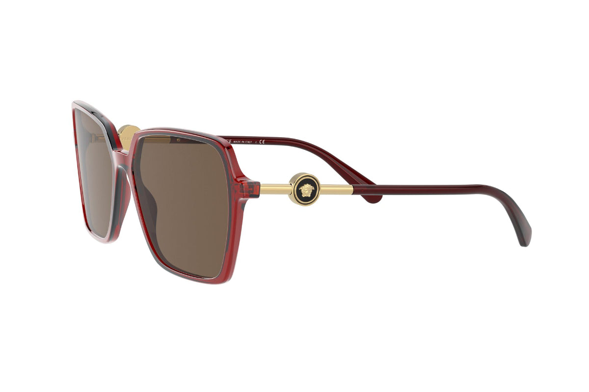 Lentes de Sol Transparent Red Versace