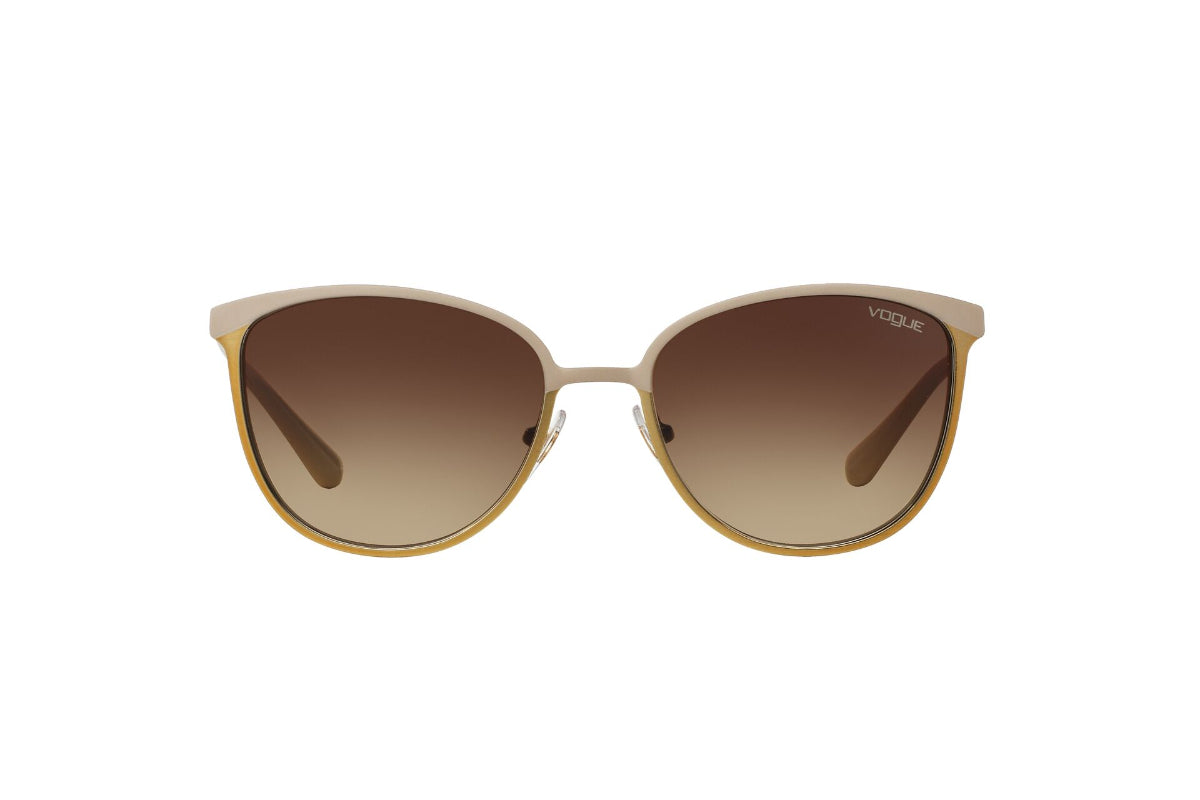 Lentes de Sol Matte Beige Vogue