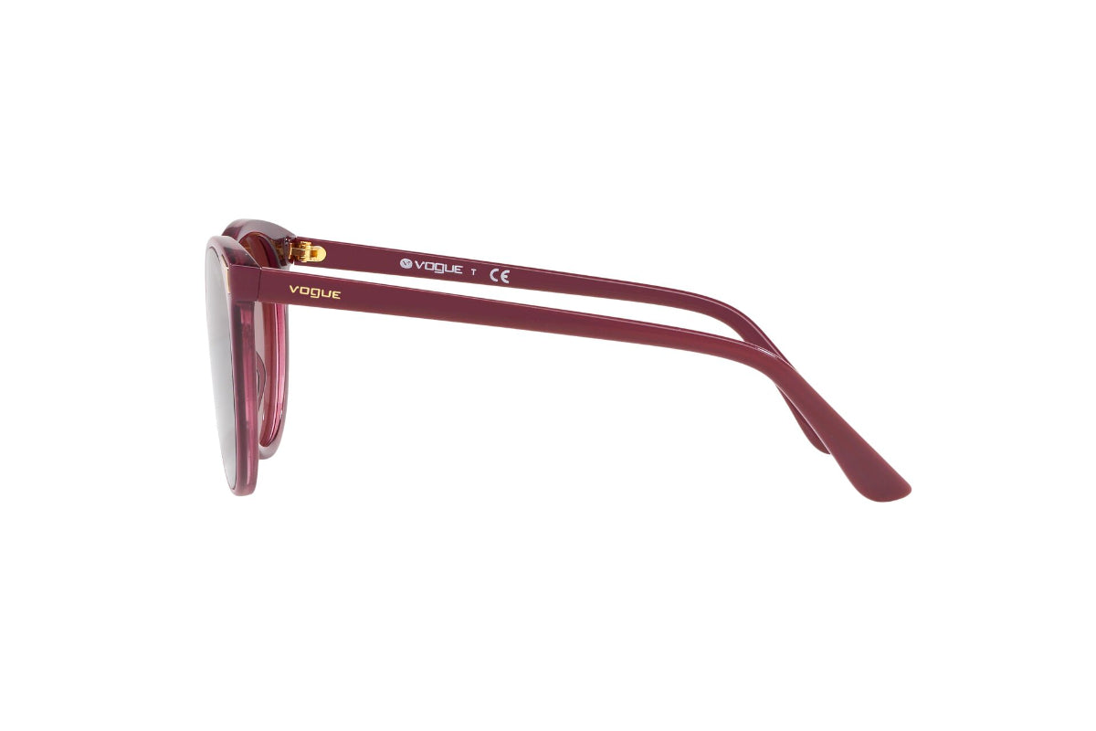 Lentes de Sol Top Dark Red Transparent  Vogue