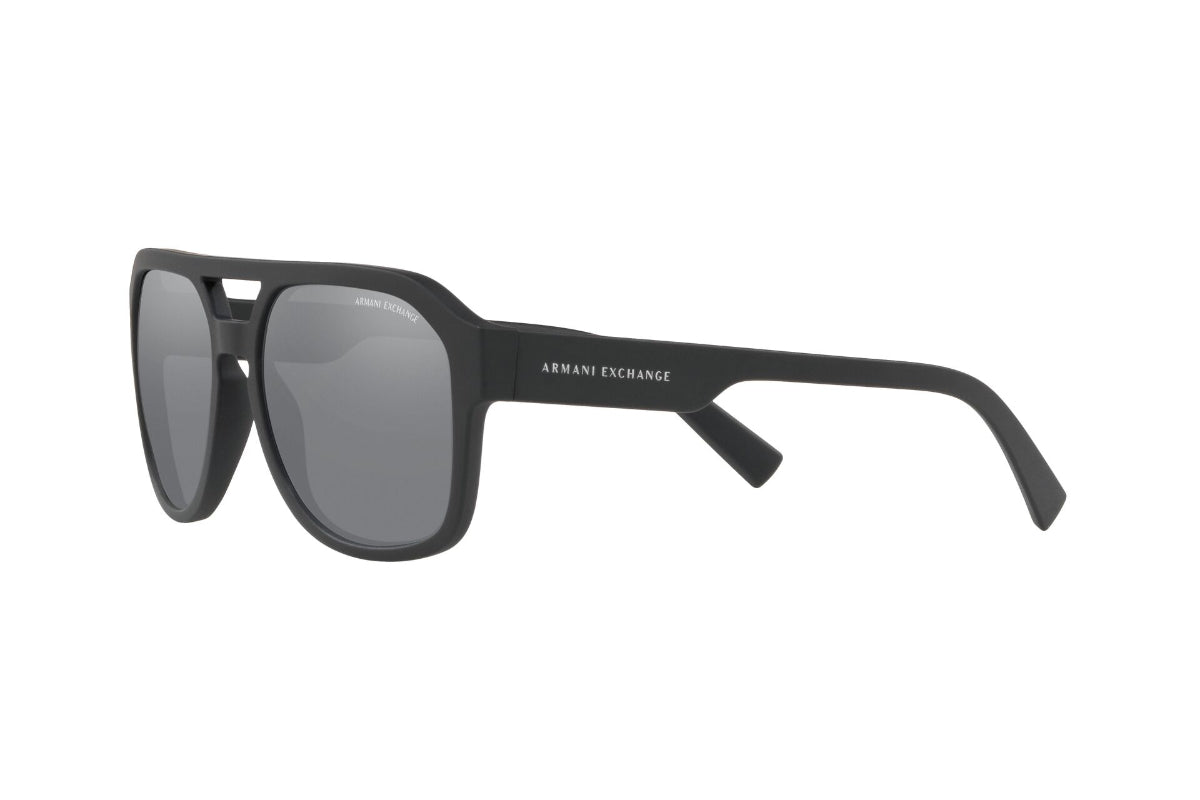 Lentes de Sol Aviador Negro Armani Exchange